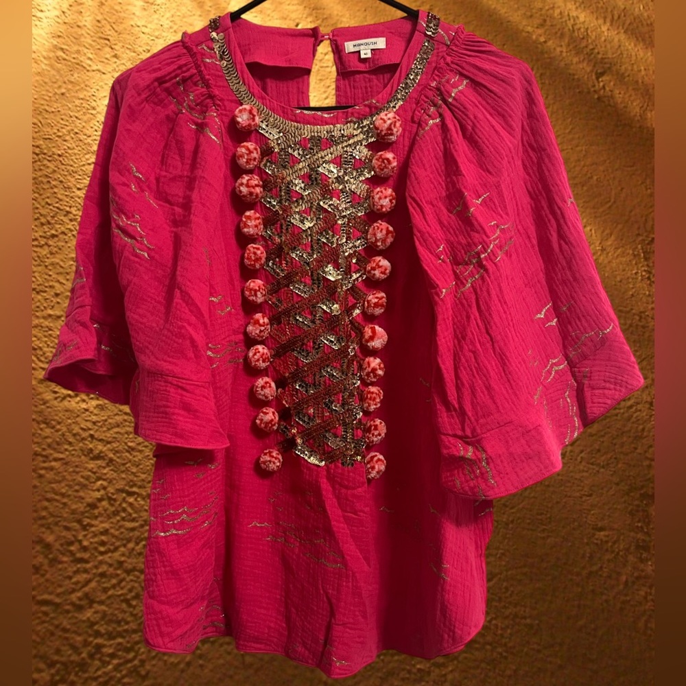Pink Embellished Tunic